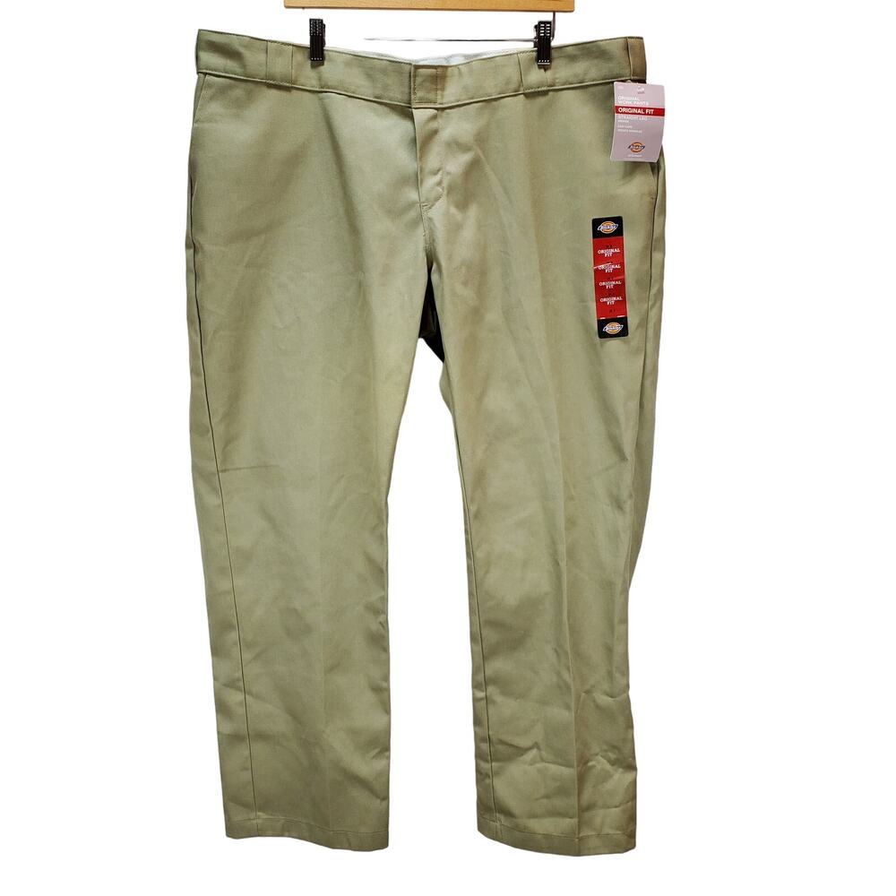 Dickies Work Pants Women 20R Original Fit Straight Leg Mid Rise Resists Wrinkles